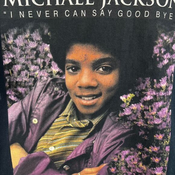 Vintage Michael Jackson I Never Can Say Goodbye Tee shirt size large - Picture 3 of 7